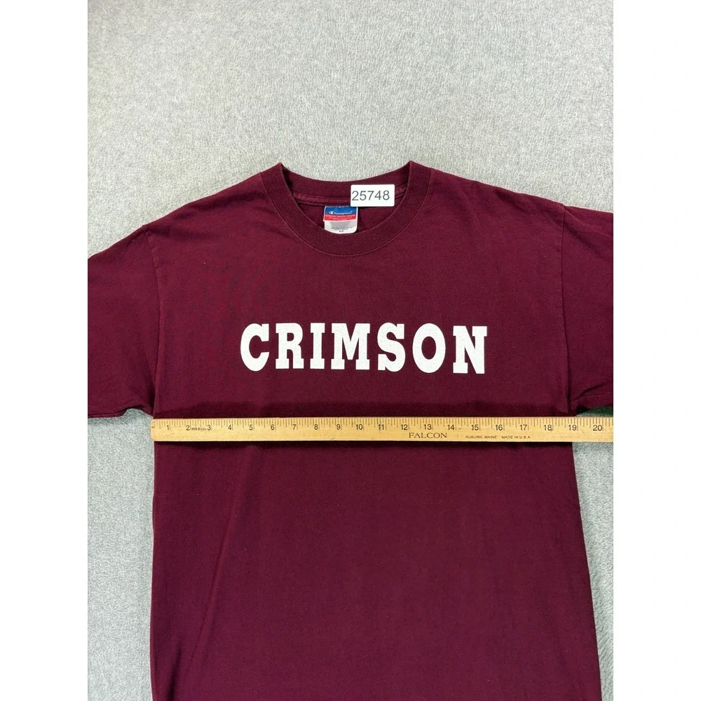 Harvard‎ Crimson Track & Field S/S Tee Shirt (Men's Medium) Maroon - Picture 6 of 11